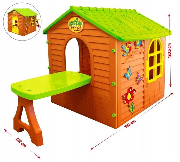 Spielhaus für Kinder Gartenhaus Kinderspielhaus inkl. Tisch und Stuhl