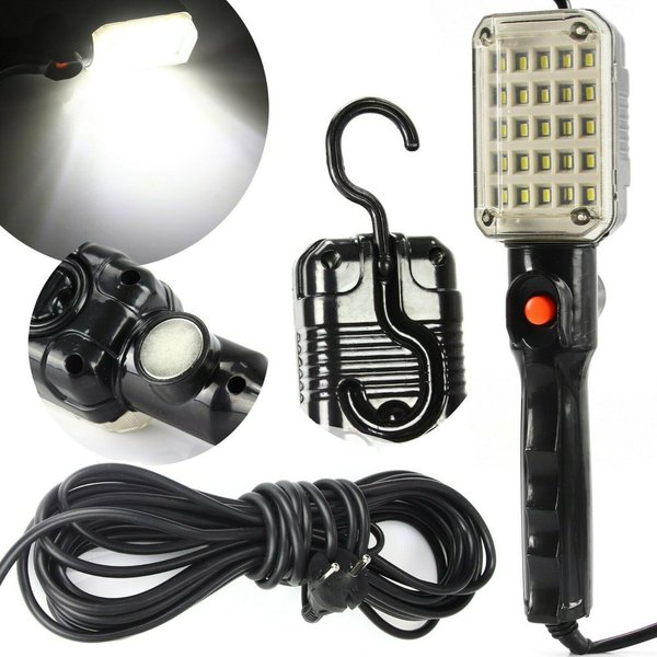 Werkstattlampe mit Kabel 230V 25 LED Arbeitsleuchte Arbeitslampe Lampe Handlampe