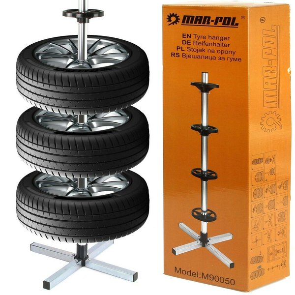 Reifenhalter für 4 Räder bis 225mm Felgenbaum Reifenständer Reifenregal