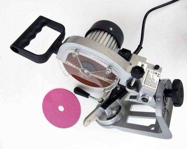 Kettenschleifgerät Kettenschärfer LED Sägekettenschärfgerät Ketten Schleifer